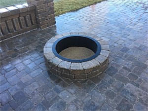 Belgard Weston Firepit and Seating Wall